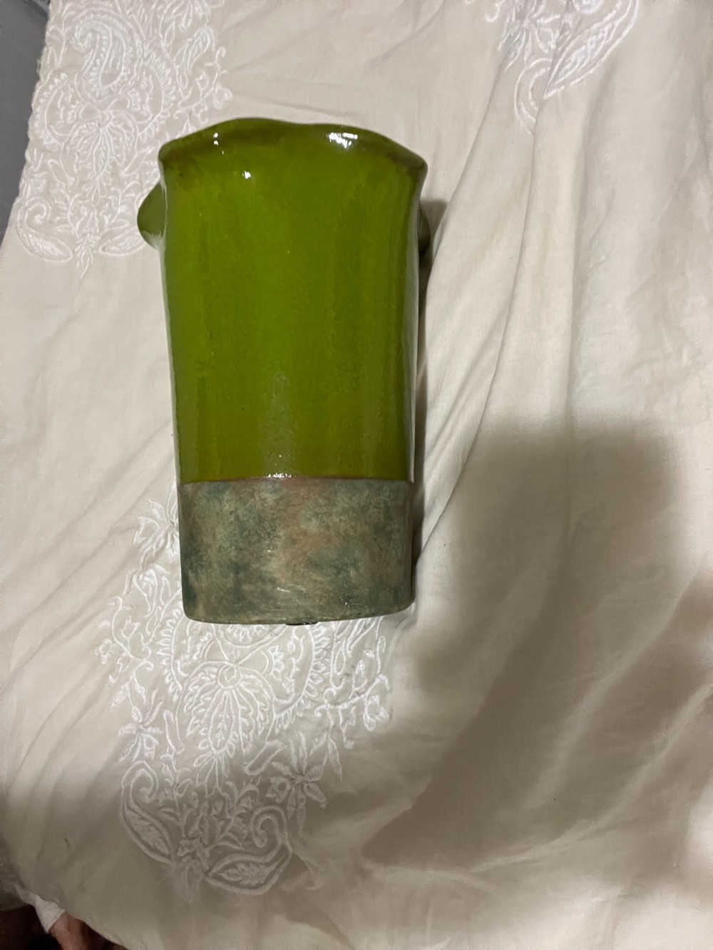 Green Ceramic Decorative Vase by